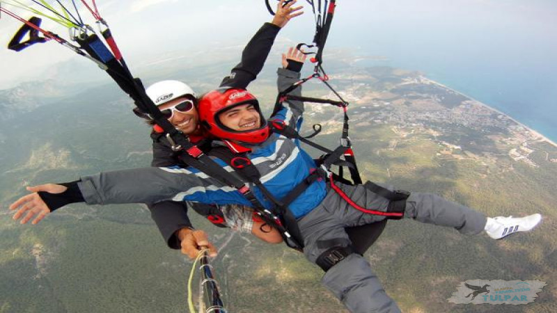 Paragliding in Kemer from Tahtali mountain